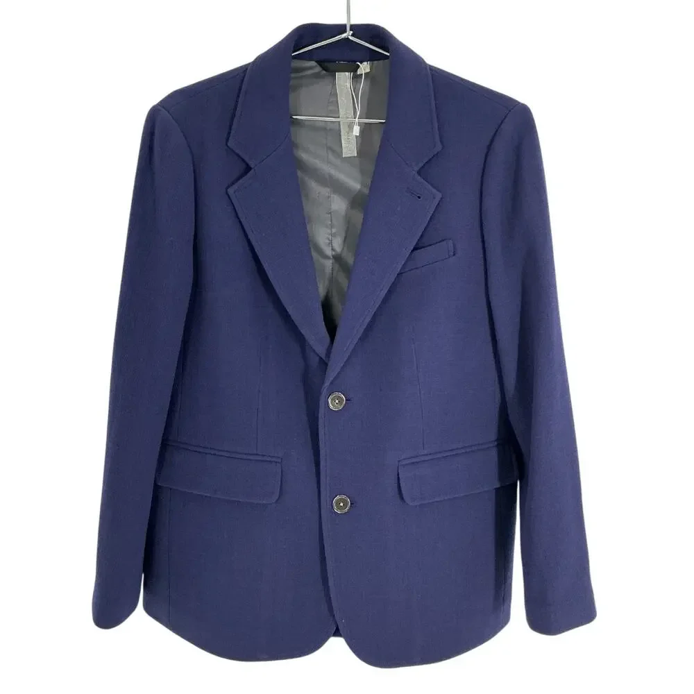 Holiday Things Tailored Blue Annette Blazer Size M